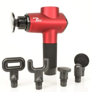 Red Total Massage Gun 2.0 Additional Attachments